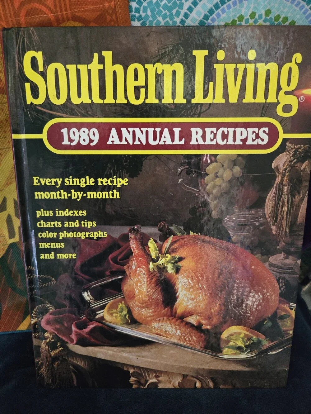 4/$15 Southern Liv1989 Annual Recipe Cookbook Vintage Southern Cooking Holiday